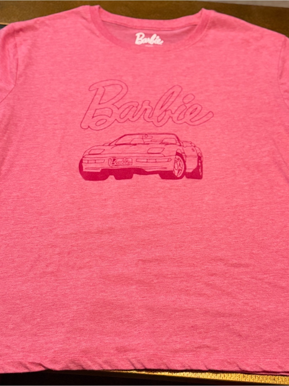 Ladies Barbie Corvette T-Shirt 🔥Size XL